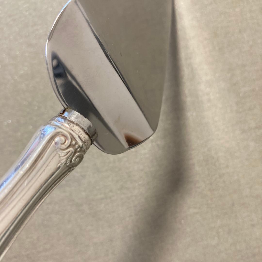 ケーキサーバー　純銀　スターリングシルバー アンティーク