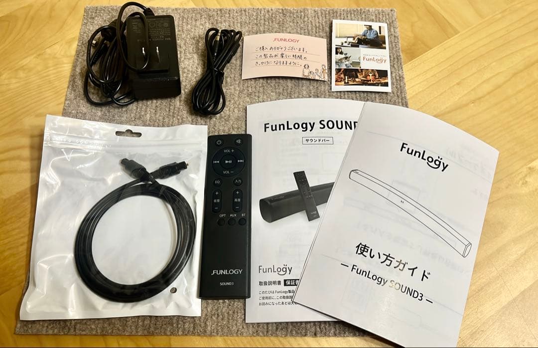 FUNLOGY SOUND3（スピーカー/サウンドバー）