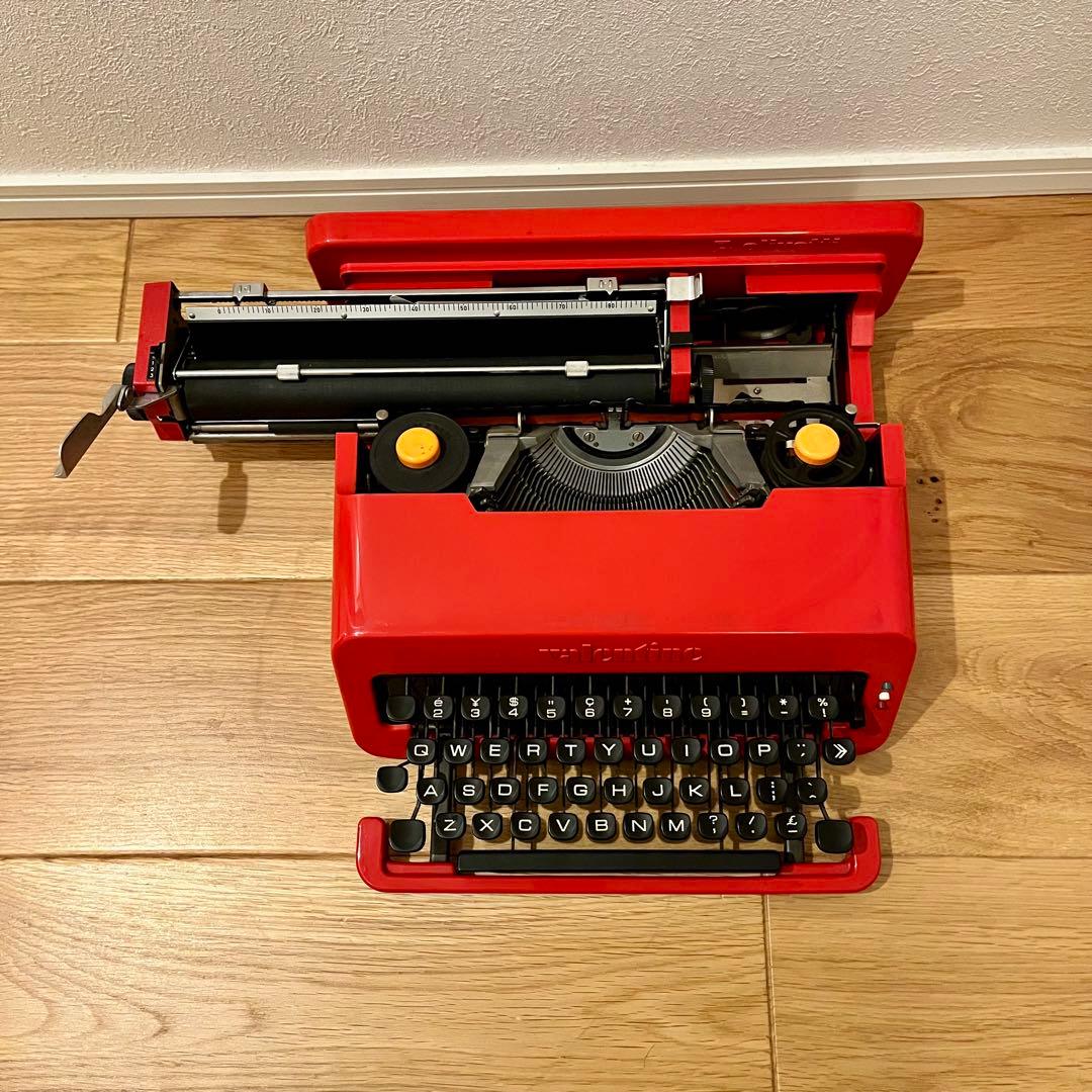 【昭和レトロ】オリベッティ タイプライター Valentine s バレンタイン