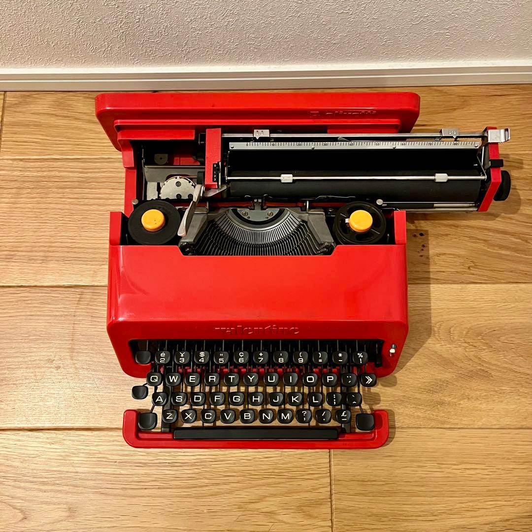 【昭和レトロ】オリベッティ タイプライター Valentine s バレンタイン