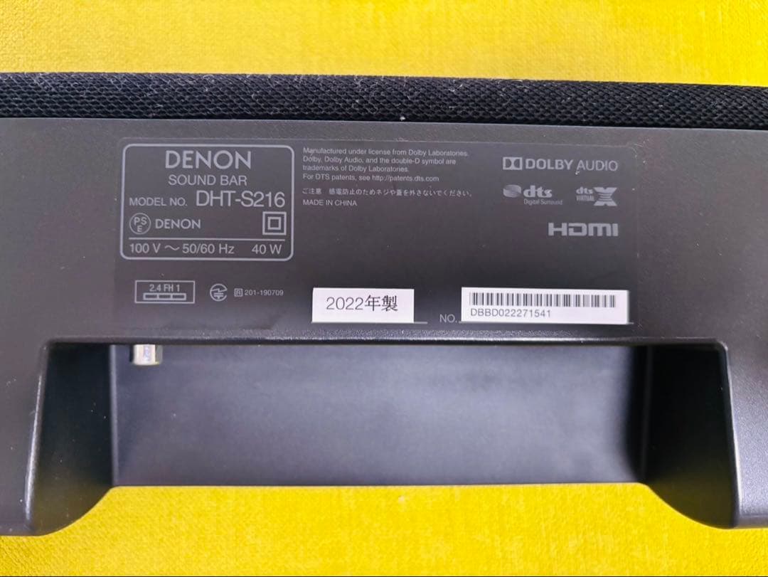 DENON Bluetooth DHT-S216 スピーカー 黒