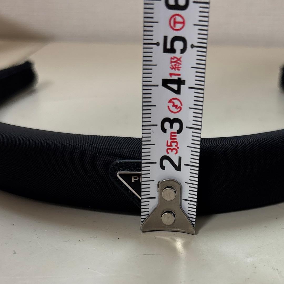 K*o様 PRADA ブラック ヘアバンド　re nylon