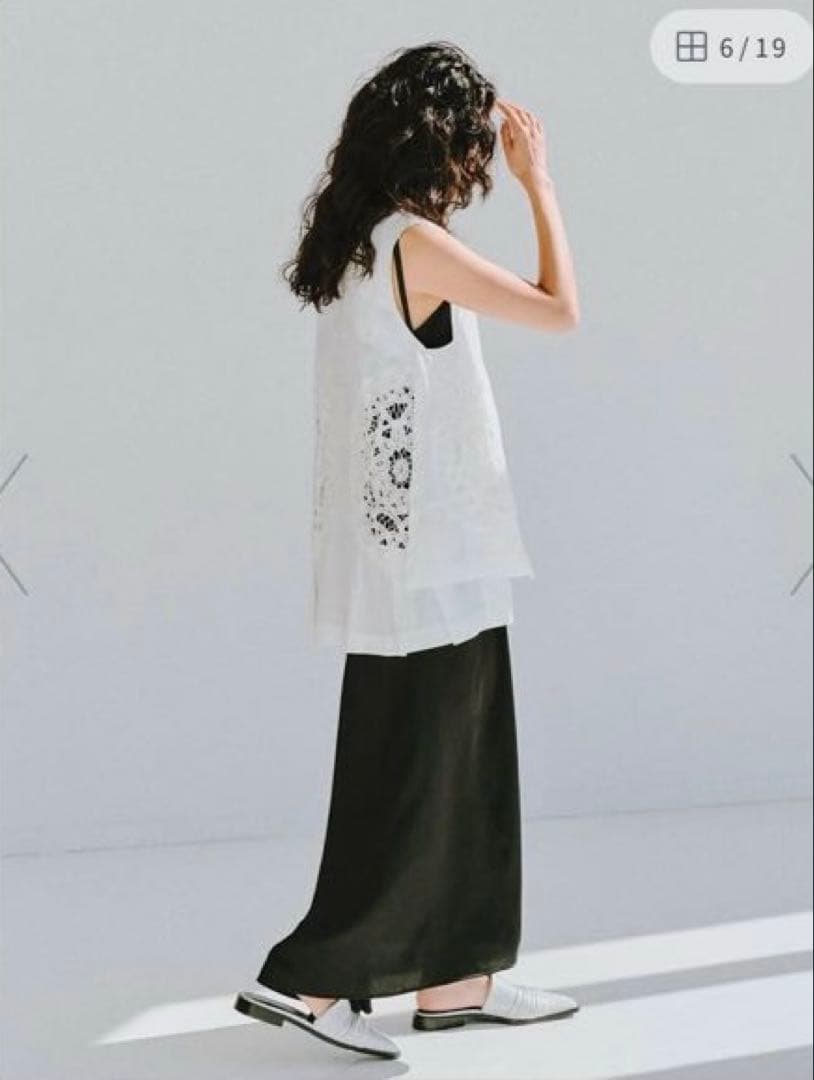 2025年春夏 新品未使用 styling/ バックレースキャミワンピース