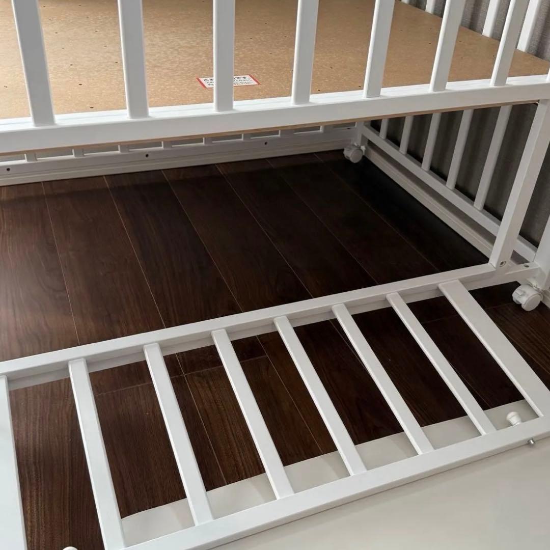 ヤトミ　ベビーベッド　オリーブ　レギュラーサイズ