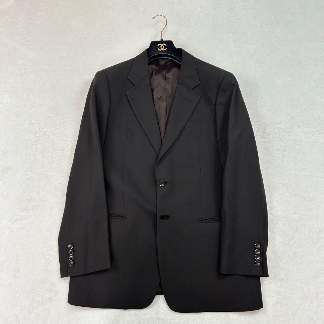 K279 XL アルマーニコレツォーニ シングル スーツ上下 ブラウン メンズ