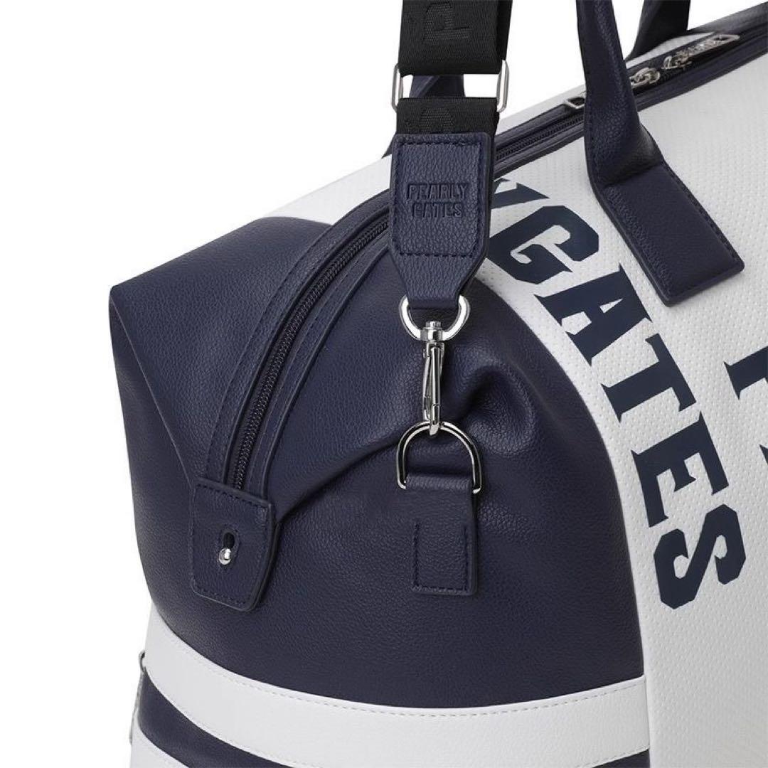 PEARLY GATES ボストンバッグ ネイビー・ホワイト