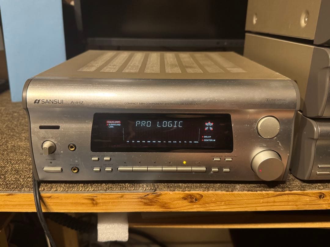 CLUB SANSUI ミニコンポ ラジオ CDプレーヤー