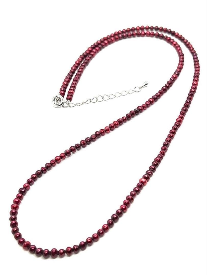 【ヒロ】4点セット本真珠チャコールグレー＆ブラックマルチパールネックレス他