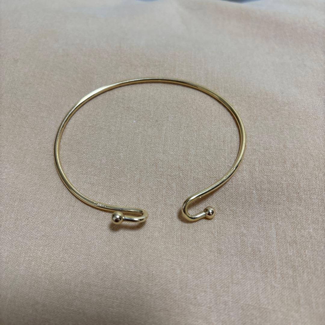 ダブルフックバングル 10K