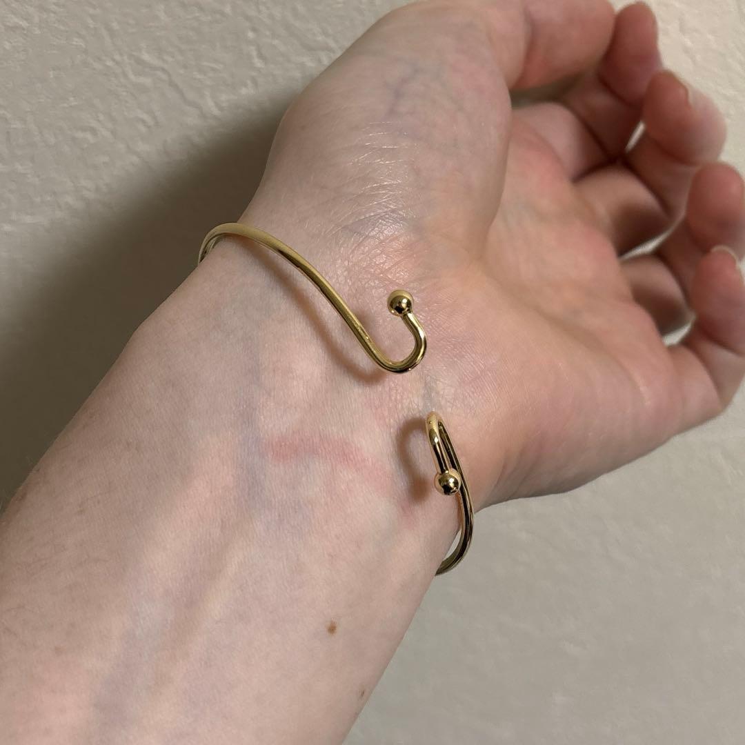 ダブルフックバングル 10K