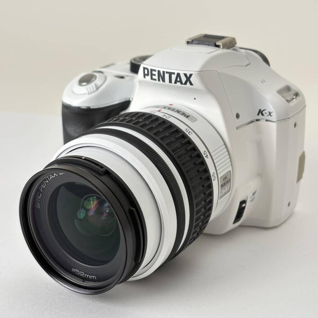 PENTAX K-x ホワイト デジタル一眼レフ　Wi-Fiカード付き 040