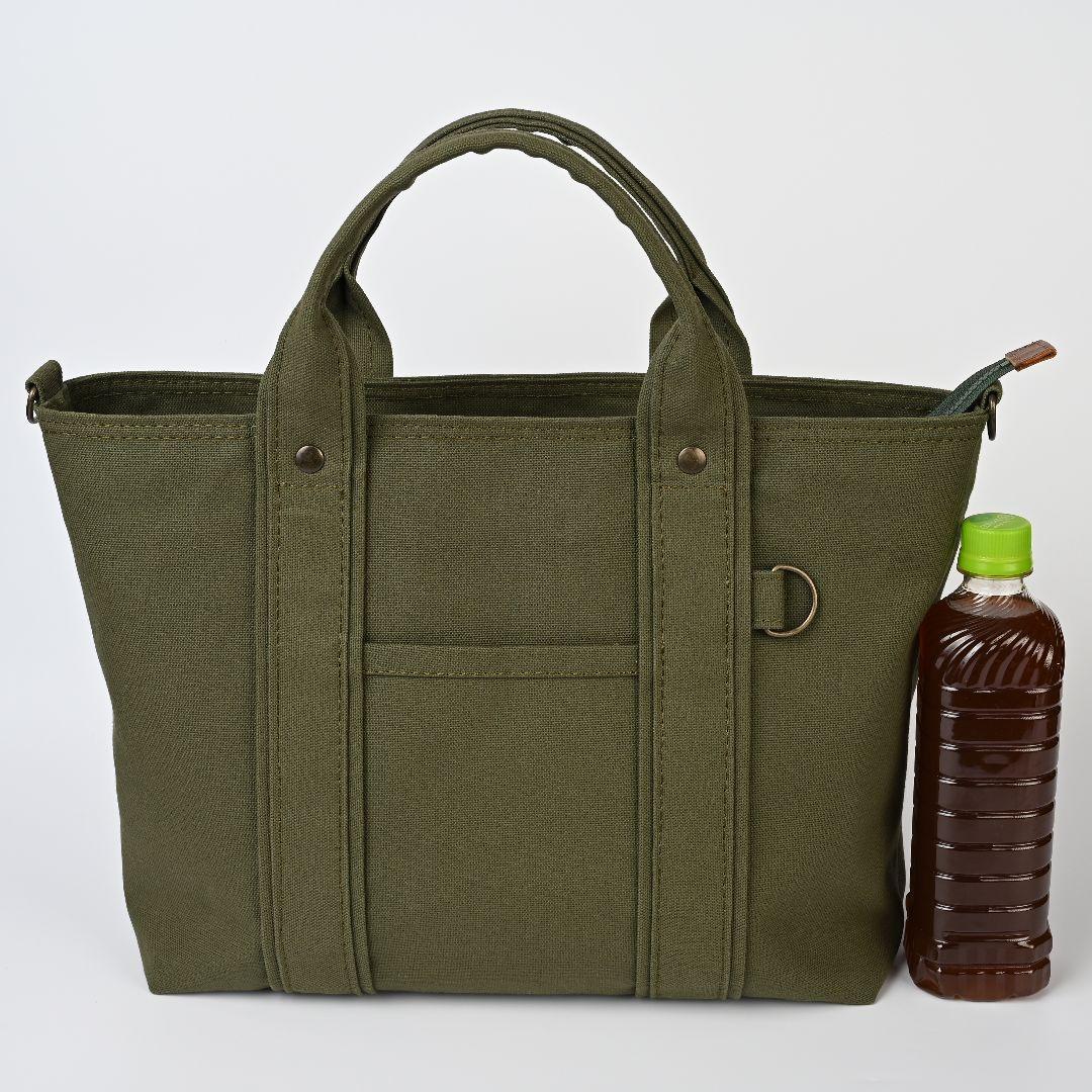 ハンドメイド 8号/11号×旧倉敷帆布×8番糸 スタンダードトート特大 付属品有