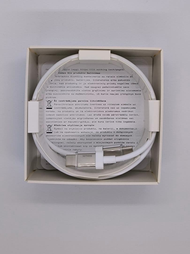 NOTHING ear(a)とNOTHING Cable　セット