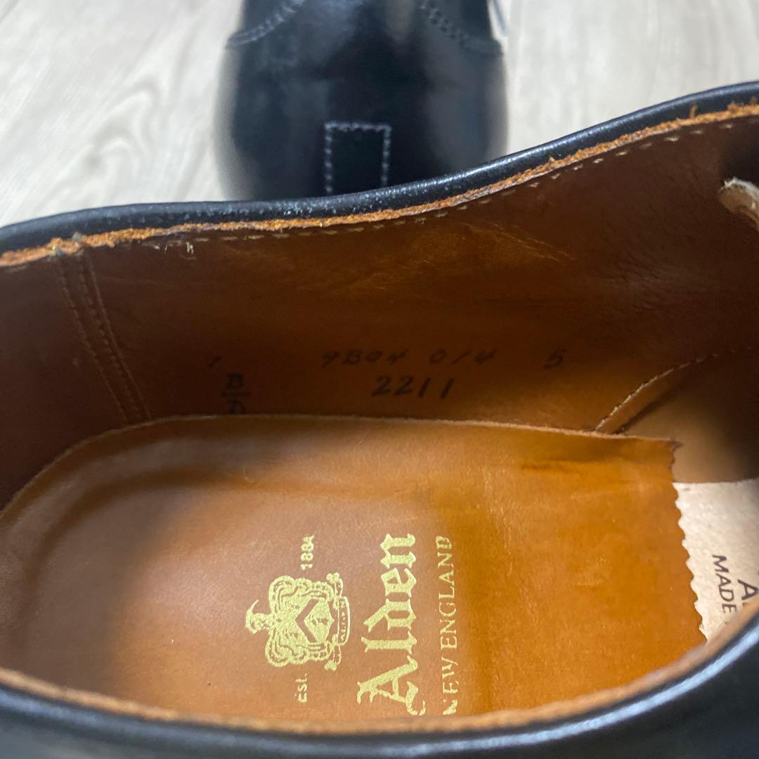 Alden ブラック コードバン　2211 7D