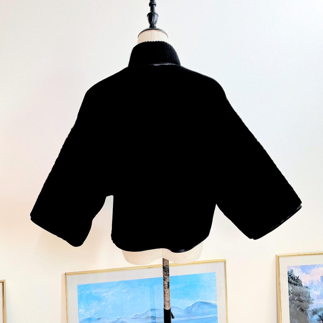 極美品★HERMES★ファー★ディアスキン★レザー★ムートン★ブルゾン★コート