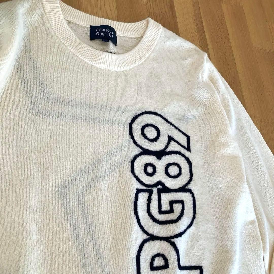 パーリーゲイツ　長袖セーター　カシミア混