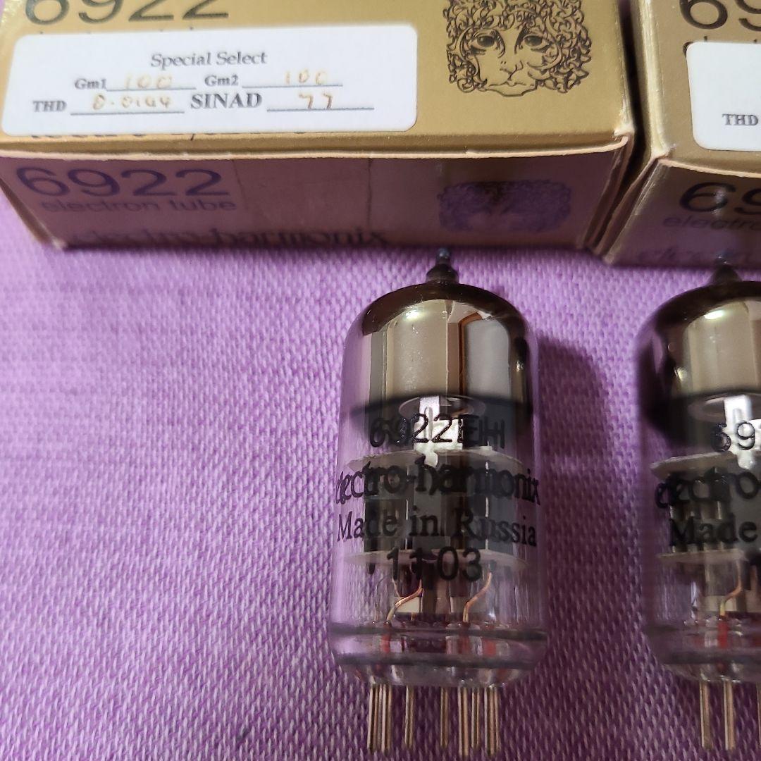 ☆Electro Harmonix 真空管☆6922マッチドペア☆