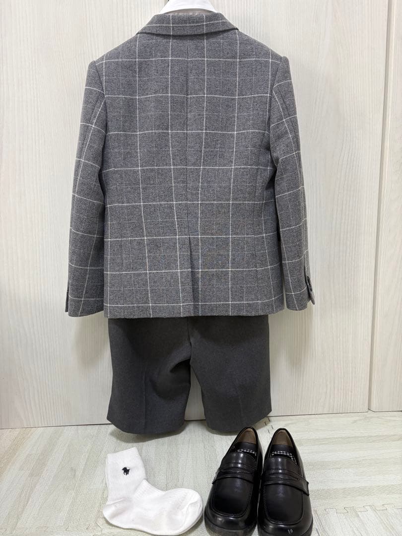 入学式　男の子　スーツ靴靴下セット　（靴18㎝）