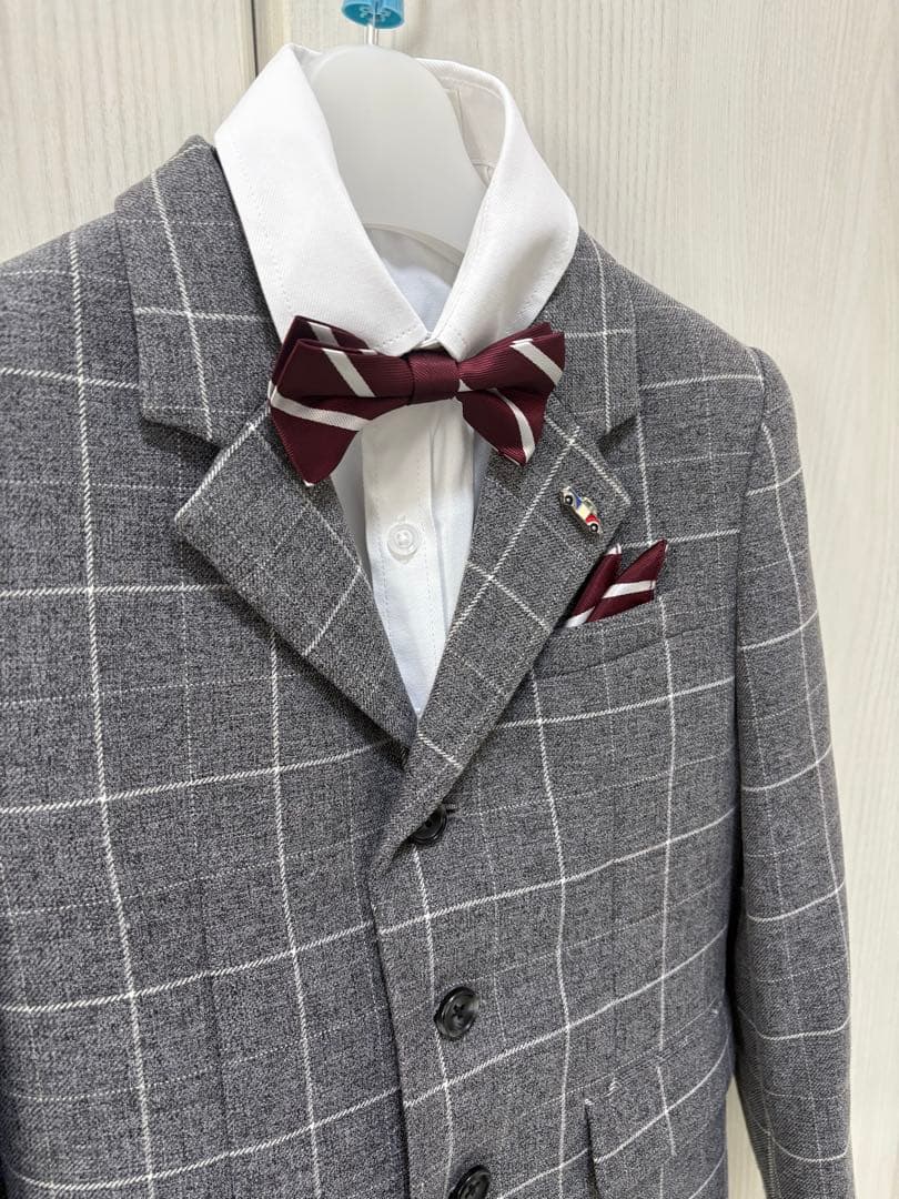 入学式　男の子　スーツ靴靴下セット　（靴18㎝）