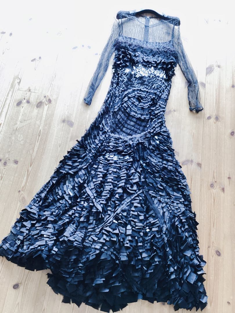 訳あり未使用品/定価2225300円【ESCADA】エスカーダ　ドレス　36