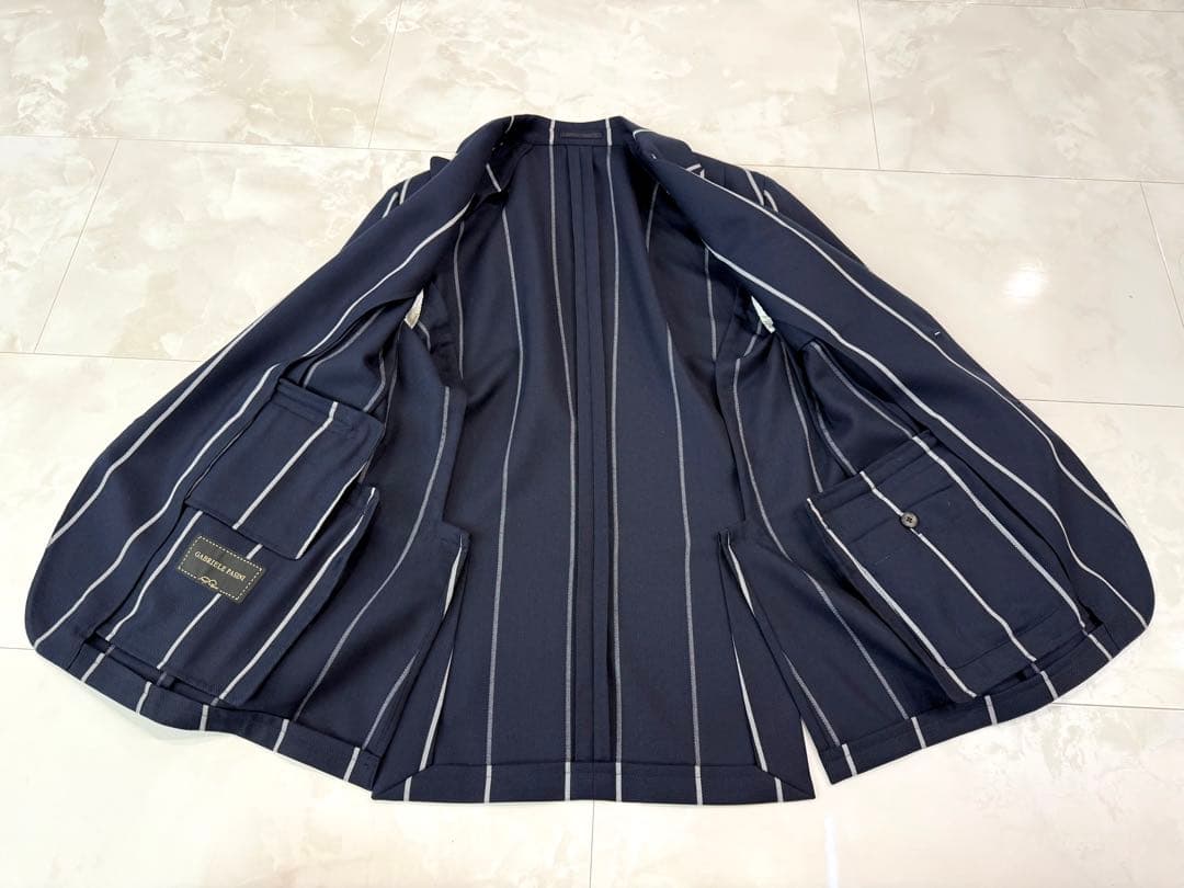 Gabriele Pasini◻️ガブリエレ・パジーニ◻️ネイビースーツ46◻️極美品