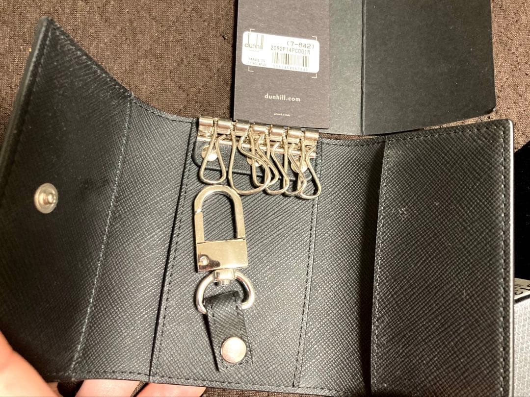 値下げ！　dunhill 6連キーケース 新品未使用 箱付きカード付き 正規品