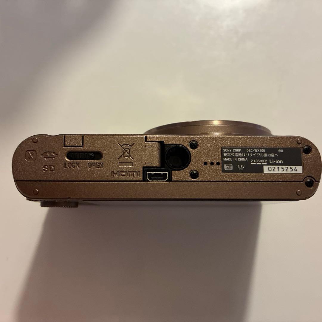 【新品級動作確認済】SONY Cyber-shot ブラウン DSC-WX300