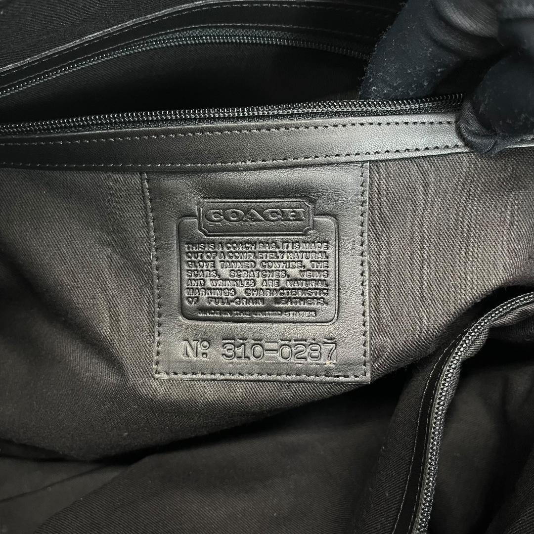 美品 COACH ボストンバッグ レザー ブラック オールドコーチ 2way