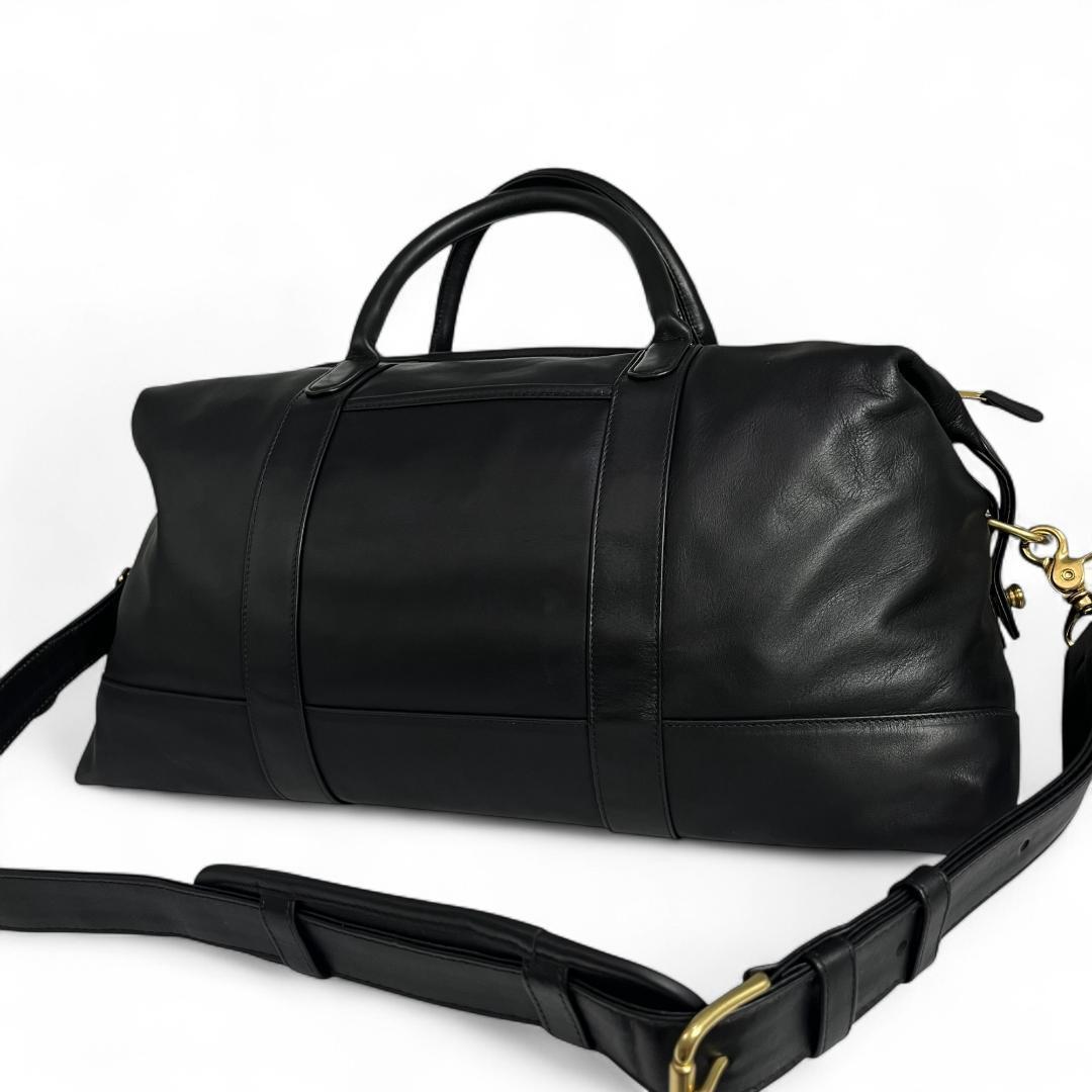 美品 COACH ボストンバッグ レザー ブラック オールドコーチ 2way