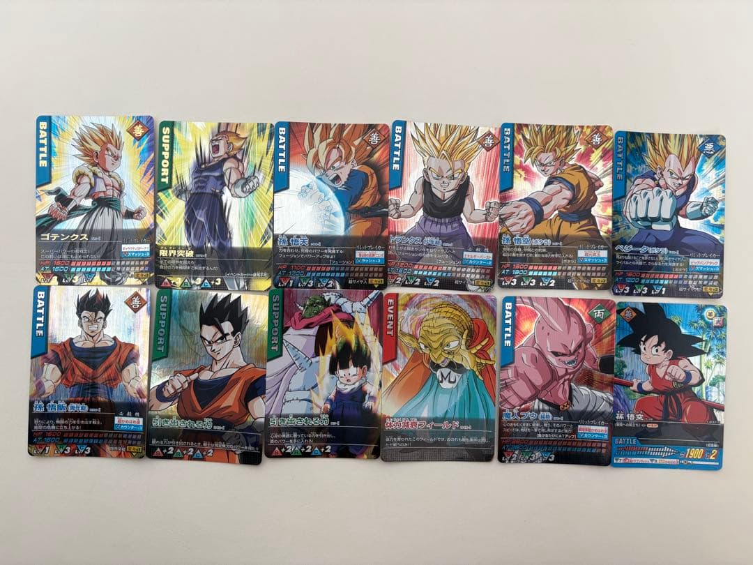【美品】ドラゴンボール　データカードダスまとめ売り186枚【値下げ交渉承ります】