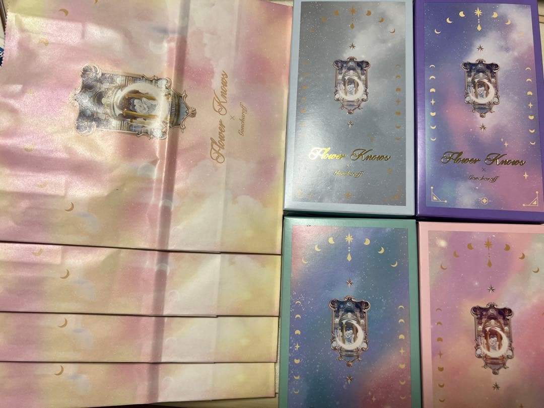 新品未開封 フラワーノーズ×ゴンチャロフ バレンタインチョコ4種 B、C、D、E