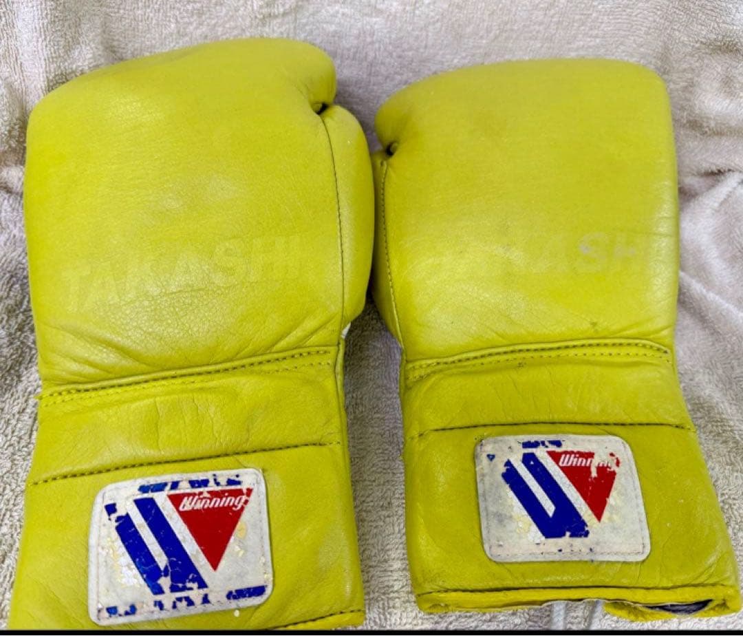 Winning ボクシンググローブ 16oz イエロー