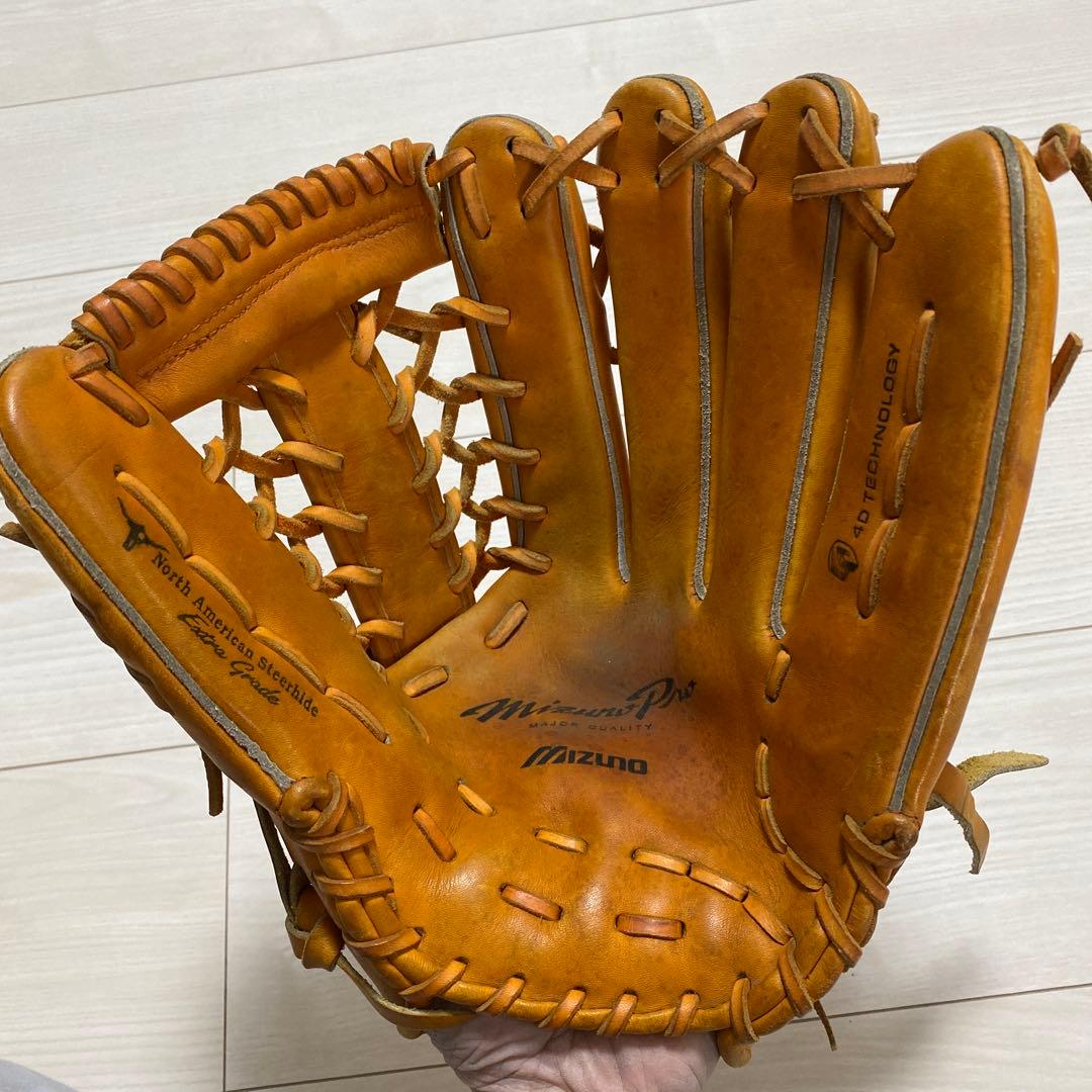 Mizuno Pro硬式グローブ 外野手用　右投げ