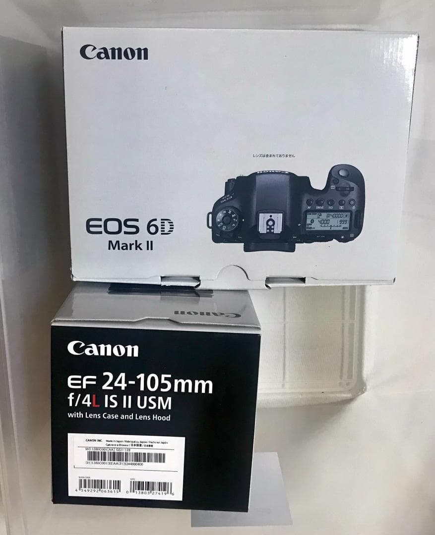 EOS 6D Mark II ＋ EF24-105mm F4L II（保証書有）