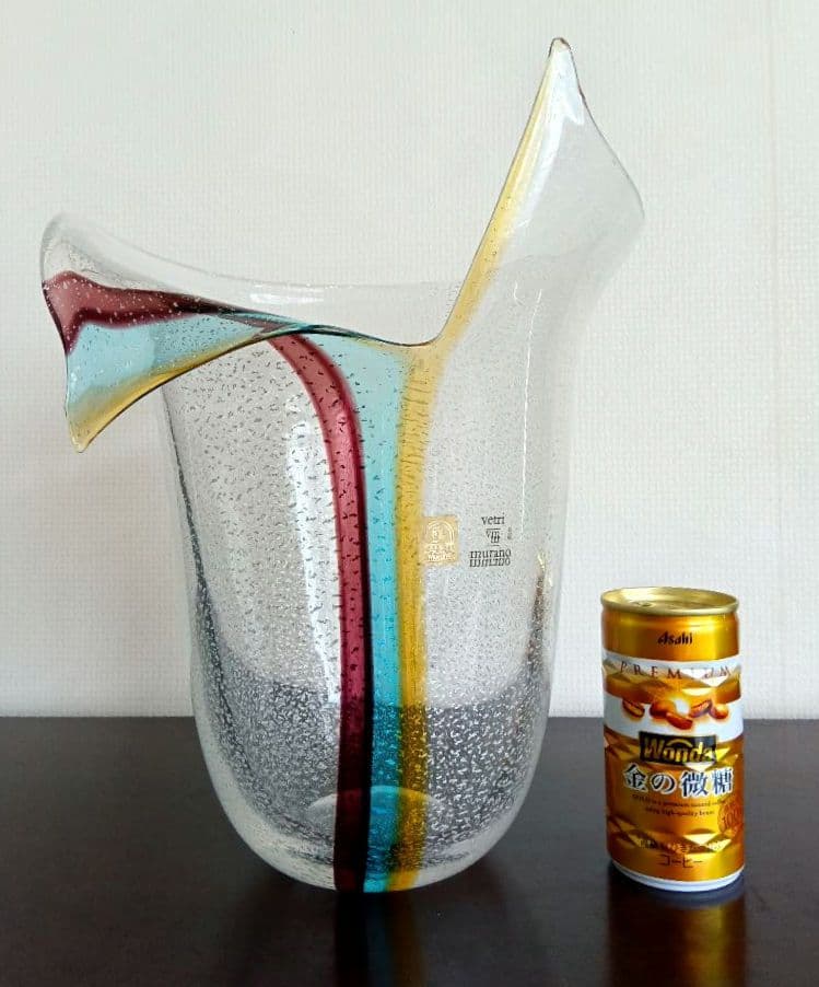 最終価格 ムラーノ ザネッティ MURANO Zanetti 花瓶/置物