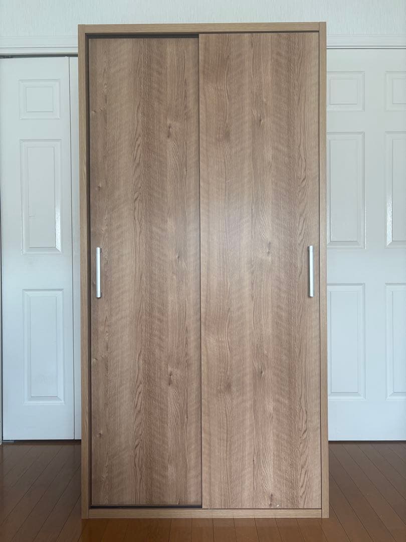 ディノス　木目調クローゼット　送料込