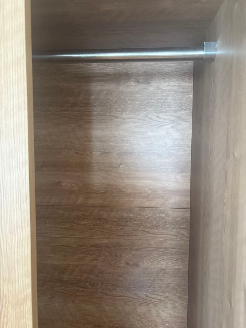 ディノス　木目調クローゼット　送料込