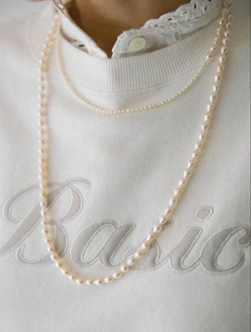 最終値下げ　新品・タグ付き クロス&クロス Basicアップリケ刺繍トレーナー