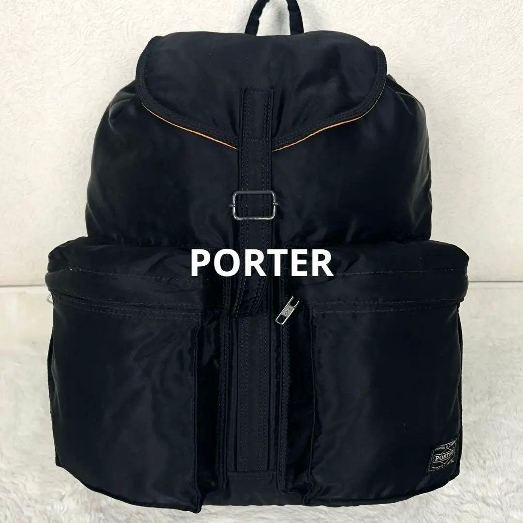 PORTER TANKER RUCKSACK ブラック