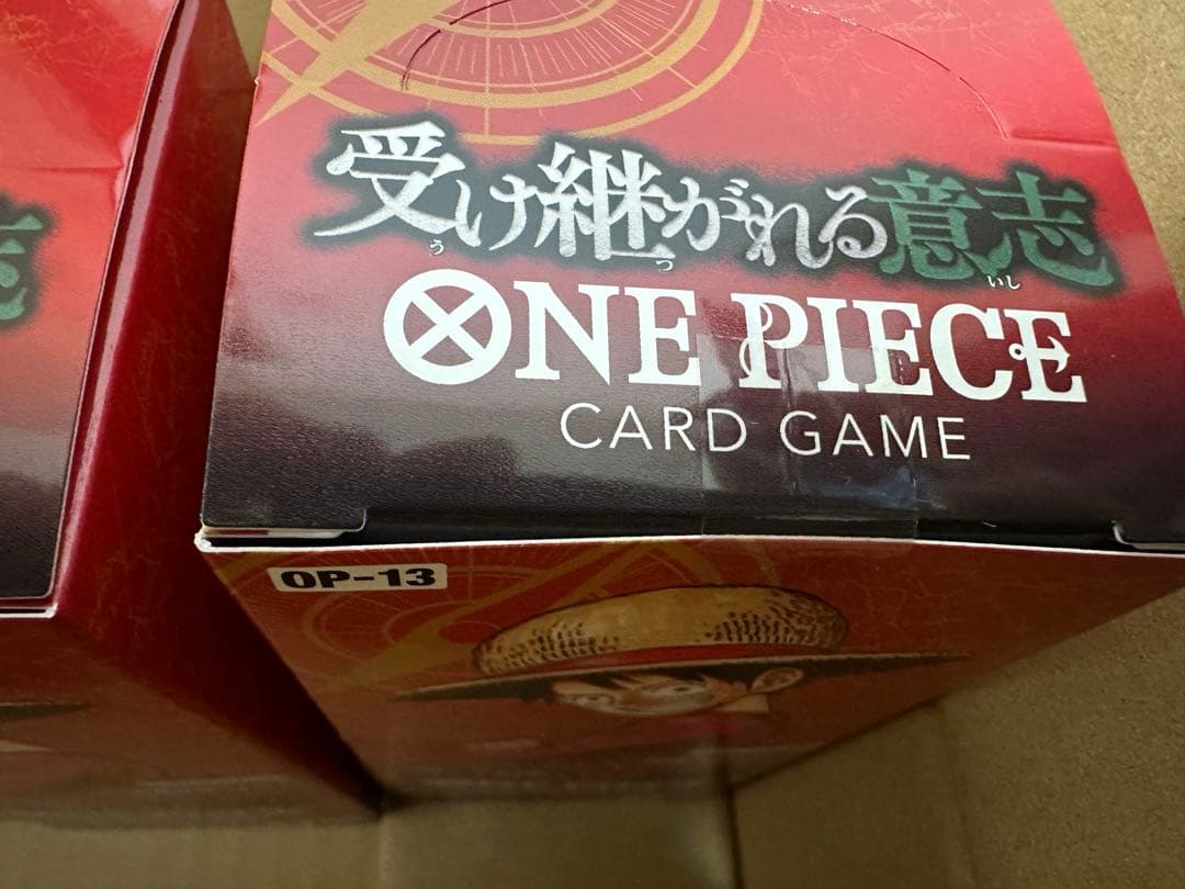 ONE PIECE CARD GAME 受け継がれる意志 テープ付　4BOX