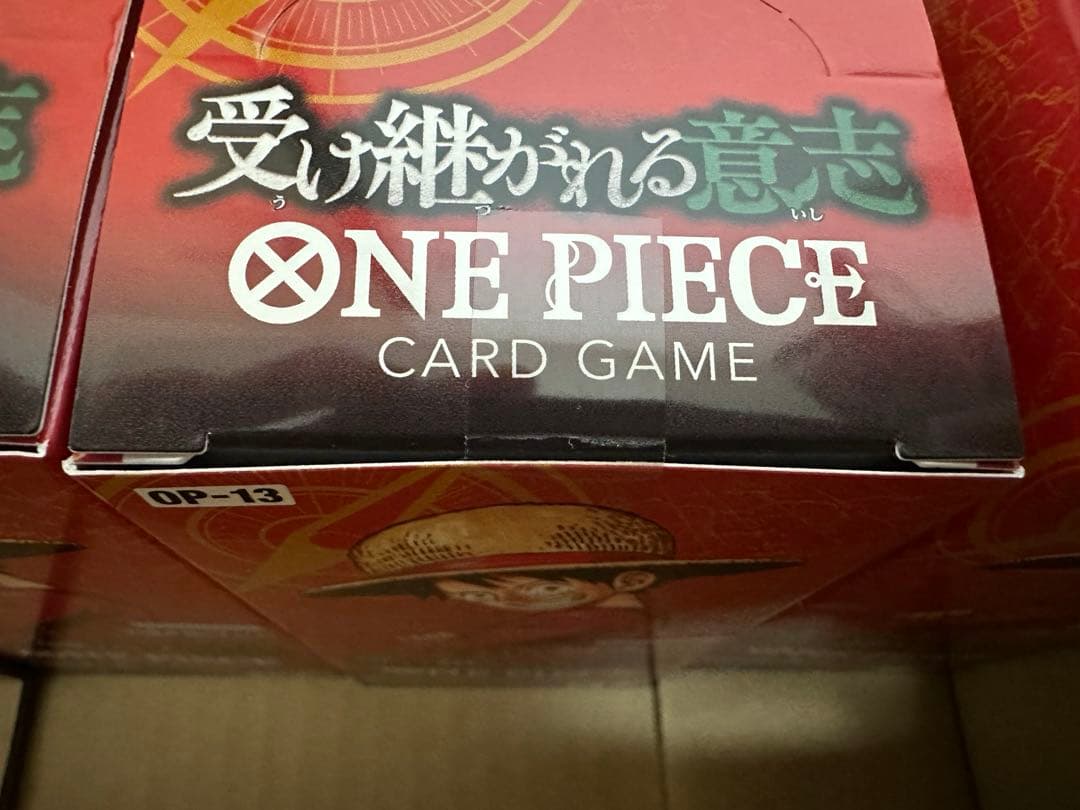 ONE PIECE CARD GAME 受け継がれる意志 テープ付　4BOX