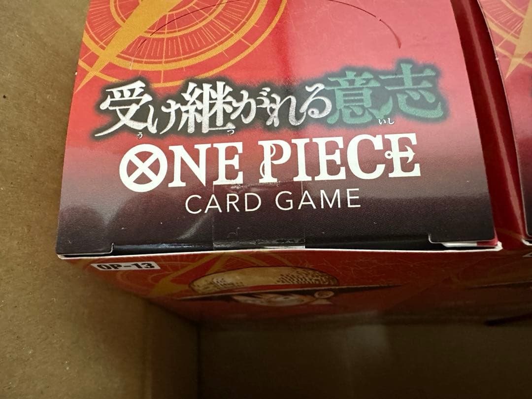 ONE PIECE CARD GAME 受け継がれる意志 テープ付　4BOX
