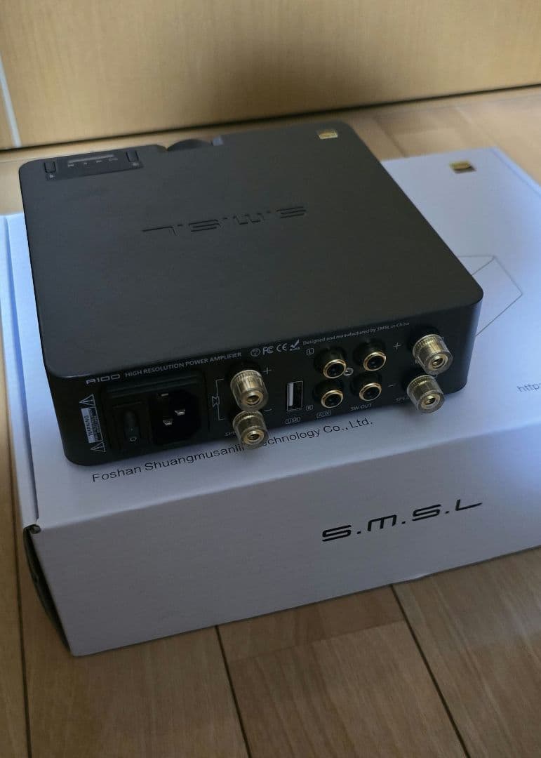 SMSL A100 アンプ 本体 付属品完備