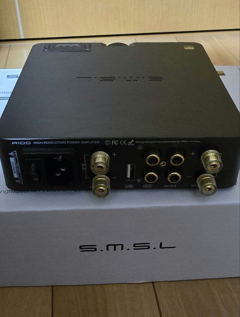 SMSL A100 アンプ 本体 付属品完備