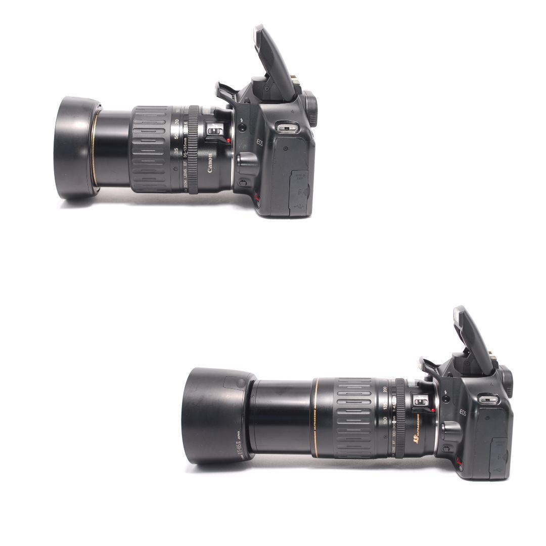 ❤即購入1000円OFF❤ キャノン Kiss X2 超望遠 ダブルレンズ