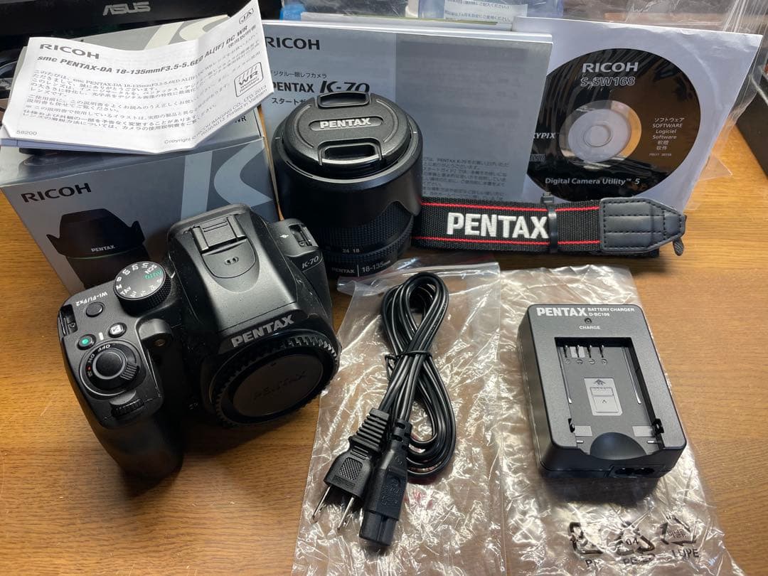 【美品】PENTAX K-70+18-135mmレンズ 対策ソレノイド交換済み