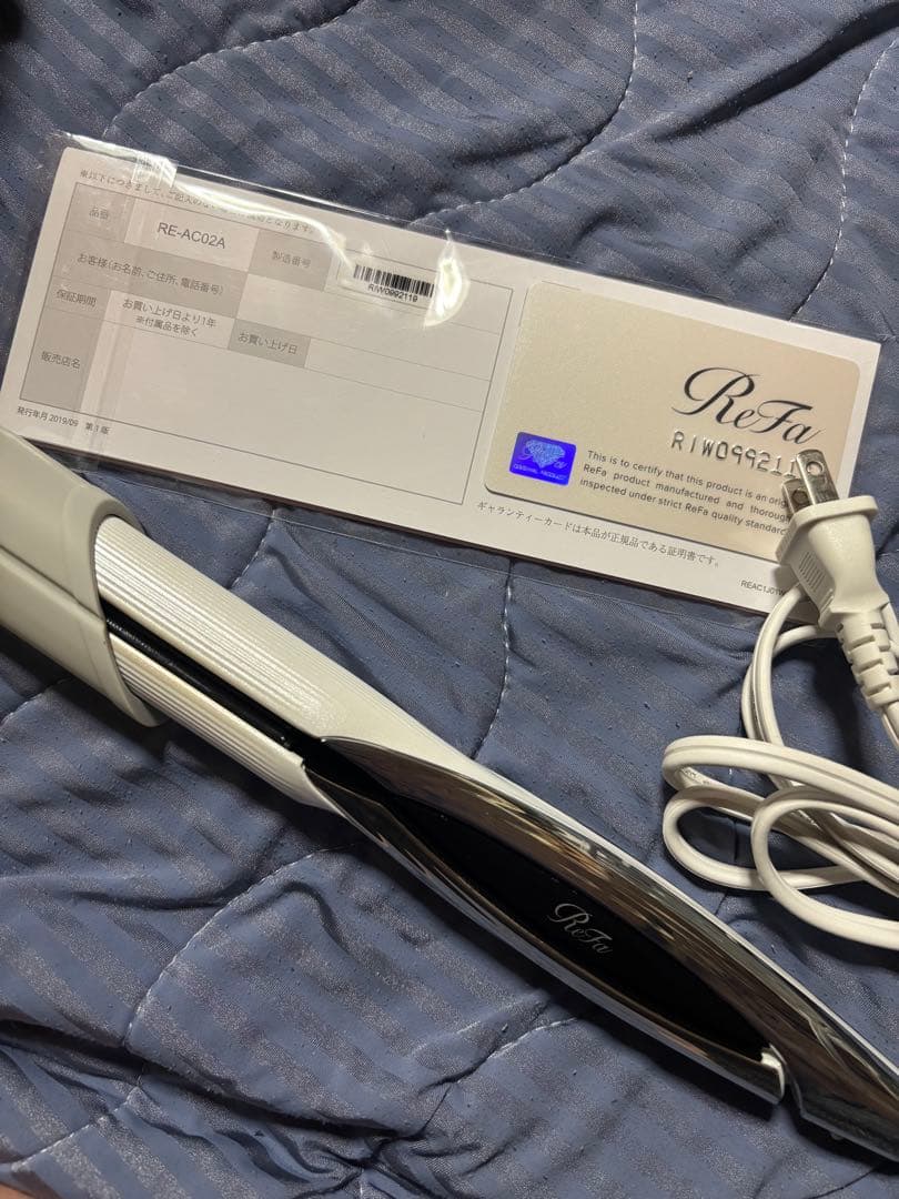 ReFaストレートヘアアイロン ホワイト