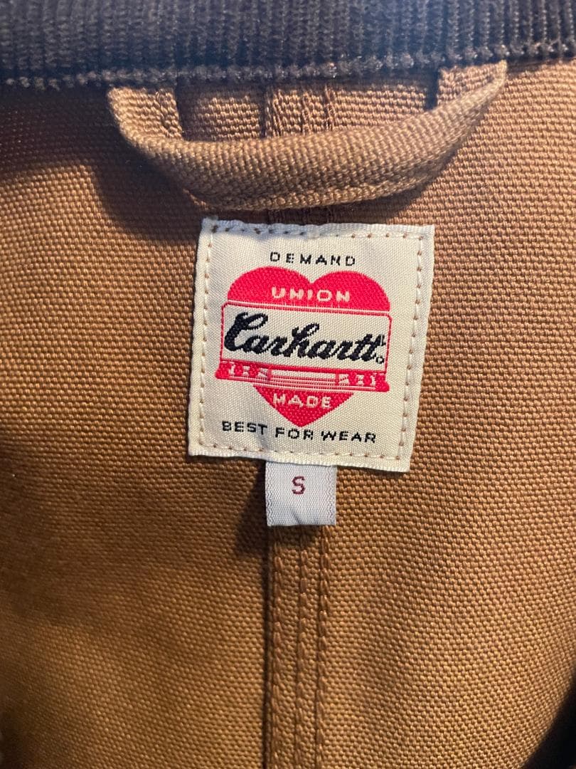 ゆうCarhartt WIP STATE COAT カバーオールハートタグ