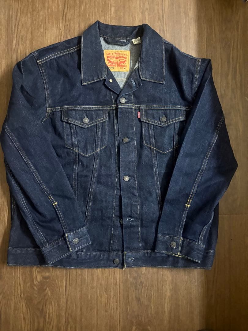 【カジャン】希少！Levi's デニムジャケット 濃紺