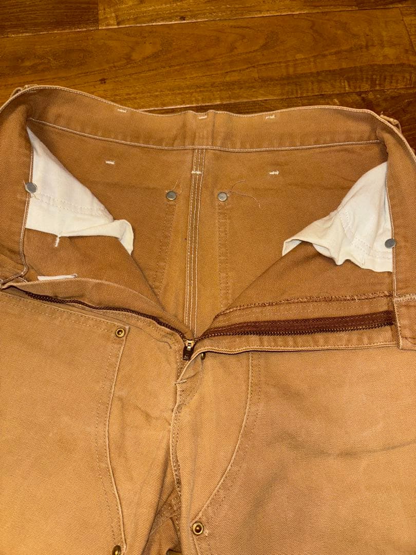 美品　90s 星タグ　Carhartt ダブルニー　USA製　31×32